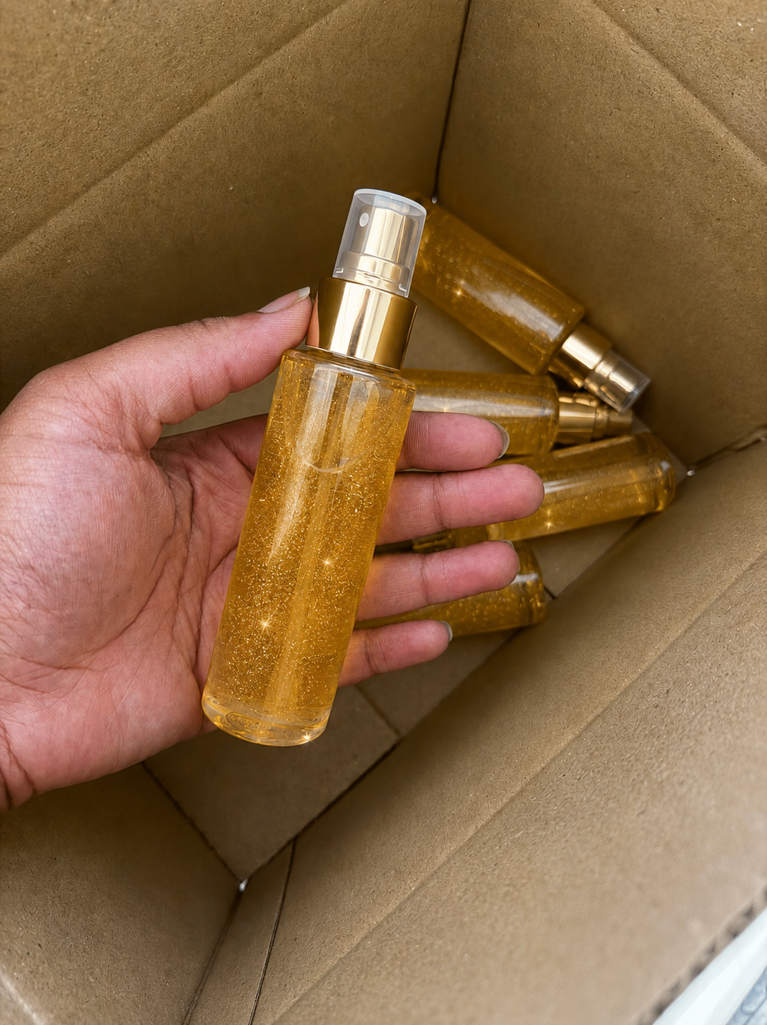 BOX 50€ - 4 Huiles pailletés