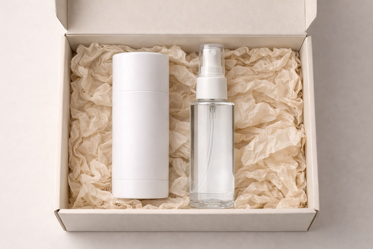 Box deodorant + Brume