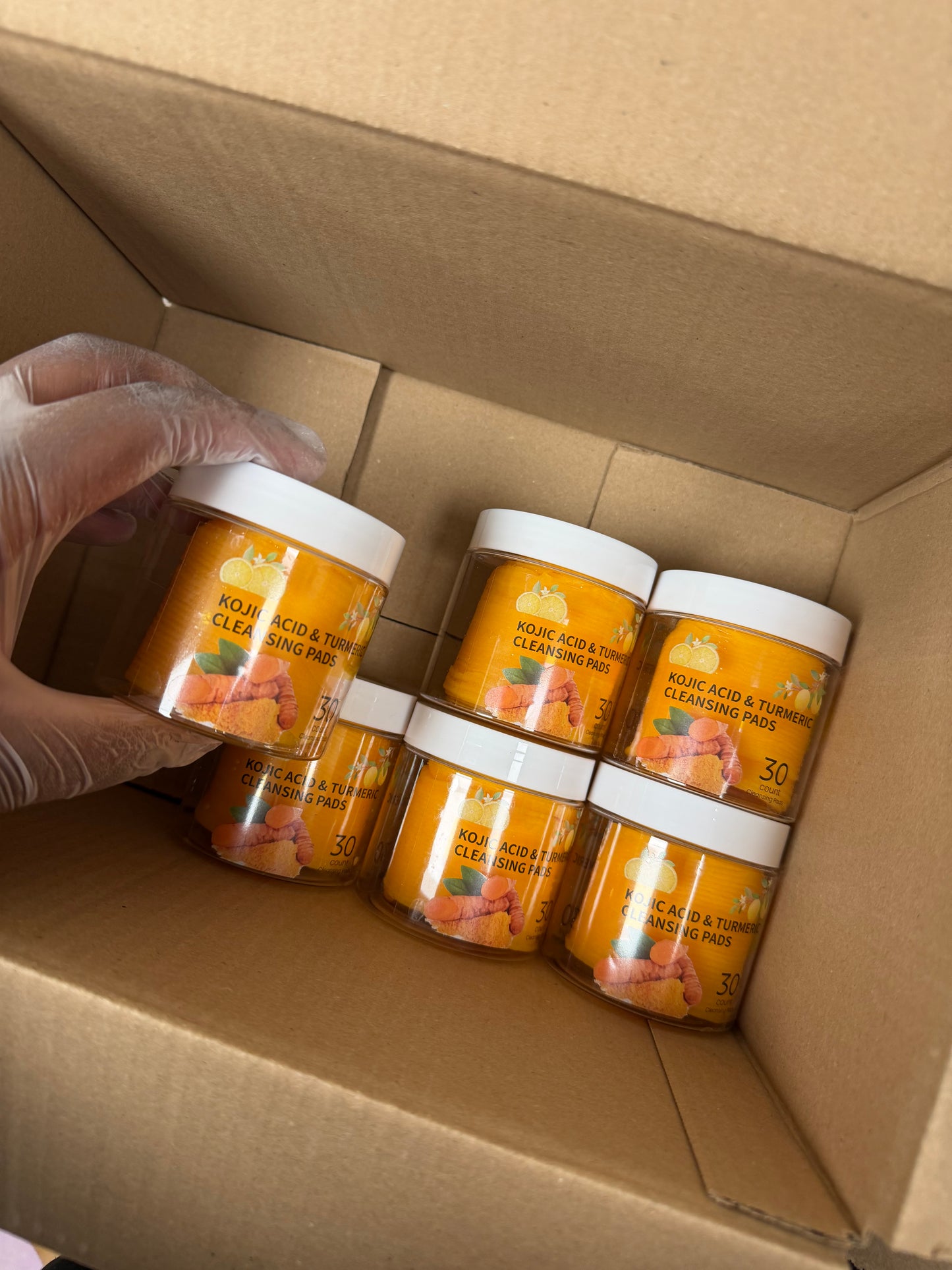 Box 6 pads curcuma
